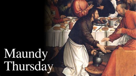 maundy thursday hymns anglican